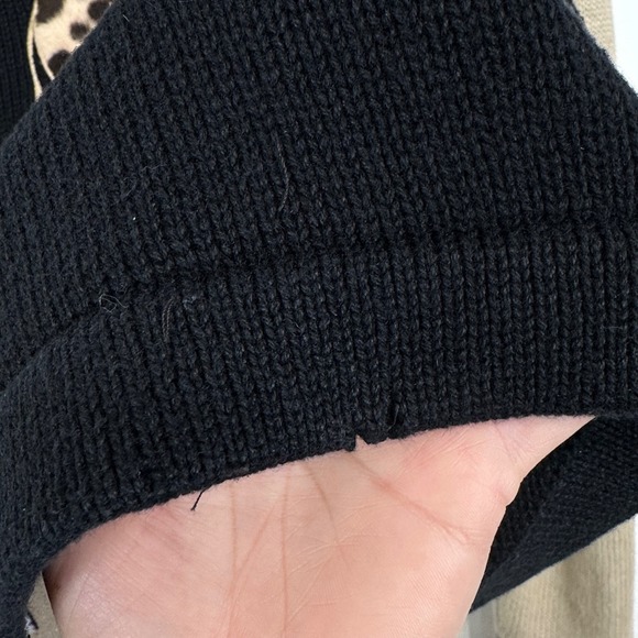 Women Whimsy Twee Novelty Knit Cardigan Sz S Kitsch Teacher Safari Zoo Button - Picture 4 of 9